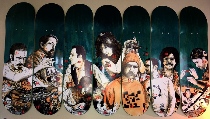 Wall boards key 1