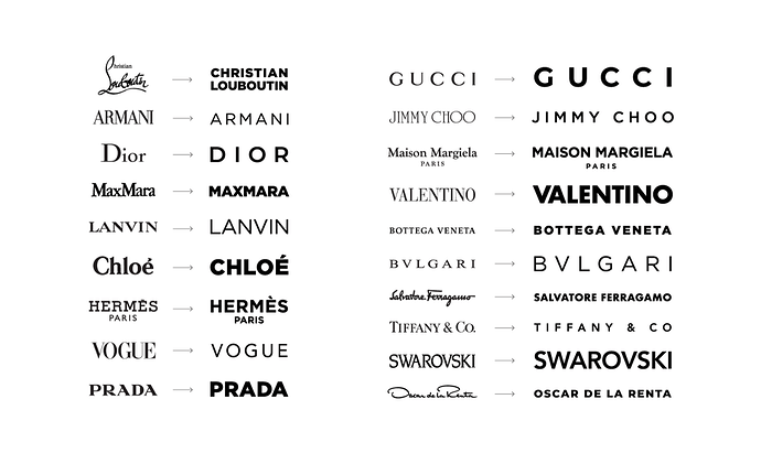 fashion logos