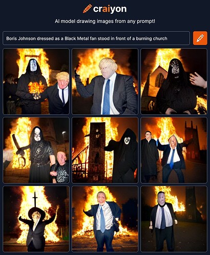 craiyon_123954_Boris_Johnson_dressed_as_a_Black_Metal_fan_stood_in_front_of_a_burning_church