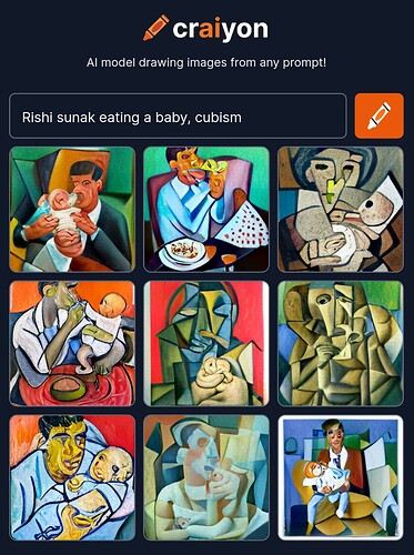 craiyon_192540_Rishi_sunak_eating_a_baby__cubism